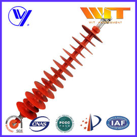 110KV Hang Type Rod Model Red Polymer Suspension Insulators Pin Post
