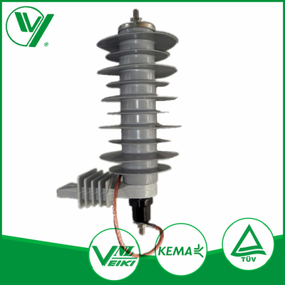 قیمت مناسب Outdoor Brace-Type Surge Arrester HY5WBG-17/50 17kV Polymer Housing آنلاین